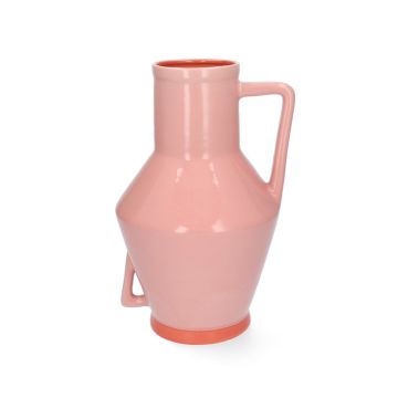 Vaas 30 cm Roze met Handvat