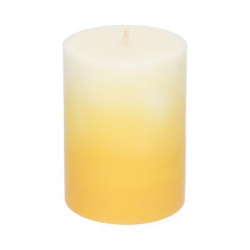 Stompkaars kleurverloop 9,5 cm - Geel