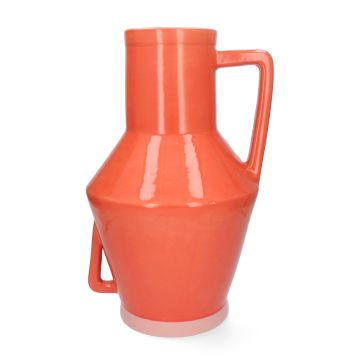 Vaas 45 cm Koraal Rood met Handvat