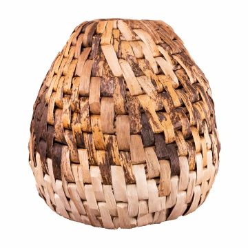 Lampenkap Ø 35 cm H35 cm van gevlochten abaca bananenblad