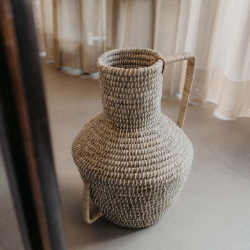 Vaas Kaisa Grass Alefa - Gerecycled katoen