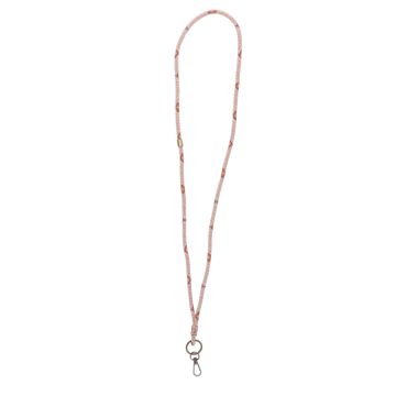 Telefoonkoord Nisha - Beaded  - Pink/ Manderine