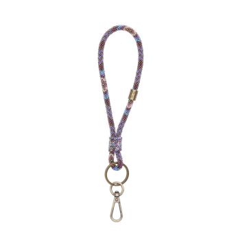 Telefoonkoord - Beaded Trisha - Lavendel / Blauw